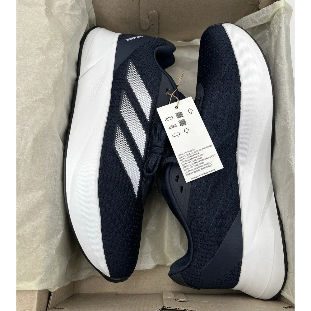 Adidas Duramo SL Mens Running‎ Shoes Size 12 Navy Blue White Athletic Comfort